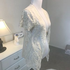 Pixley Short Sleeve Cardigan or Shawl